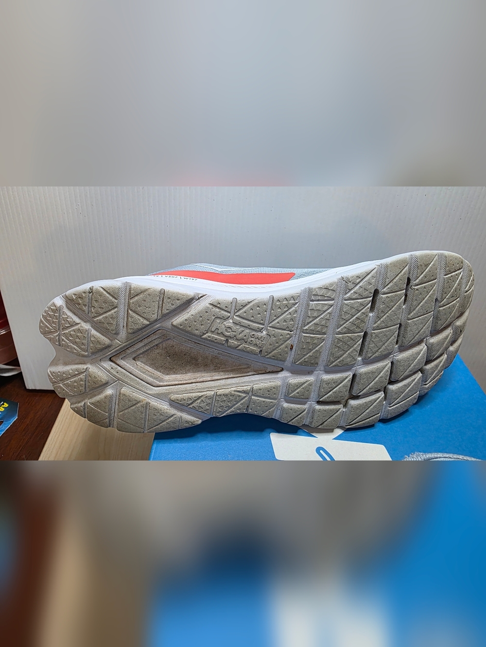 Hoka One One Mach 4 Light Blue Women Athletic Running Shoes W9.5B Original Box - Picture 8 of 14